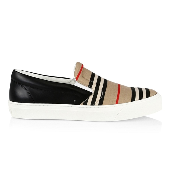 Burberry Thompson Stripe Icon Men's Sneaker - Picture 1 of 11